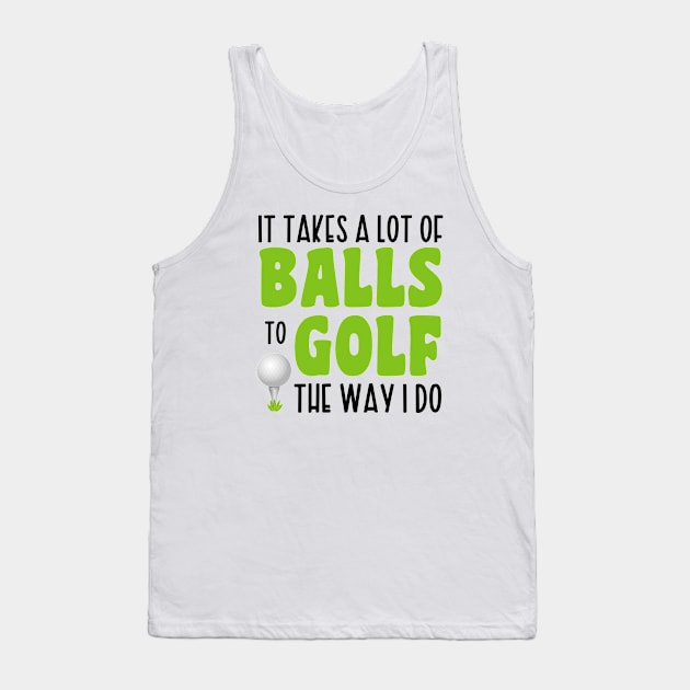 Golfing Tank Top by Xtian Dela ✅